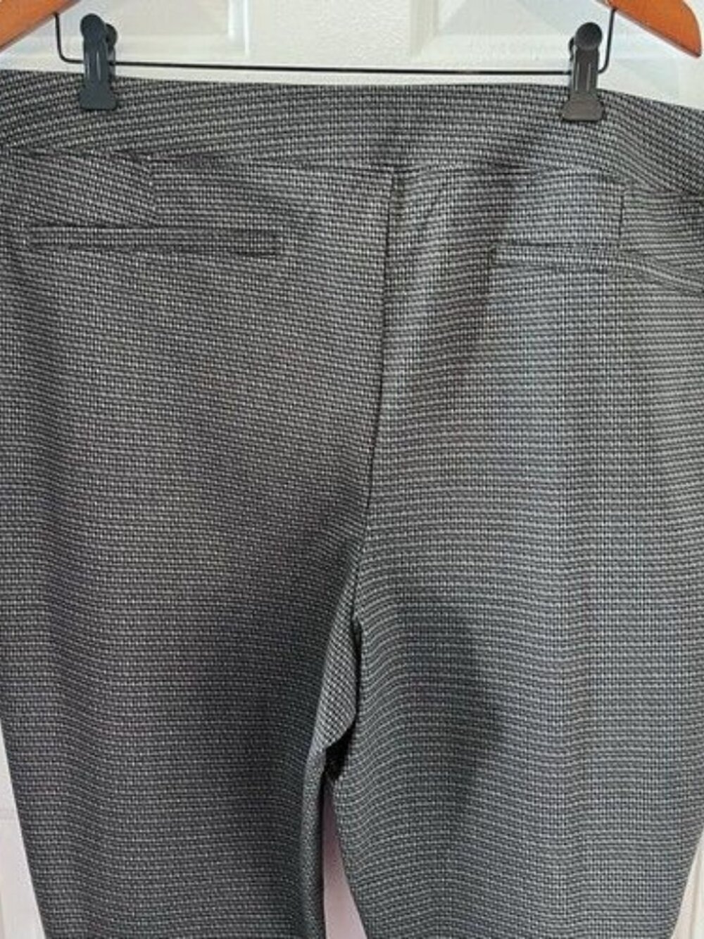 NEW‎ Madison Grey Pull On Pants Elastic Waist Size 3X Brown Houndstooth Plaid - Picture 6 of 10